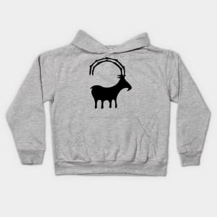 Capricorn II (Persian) - Timeless Abstraction Kids Hoodie